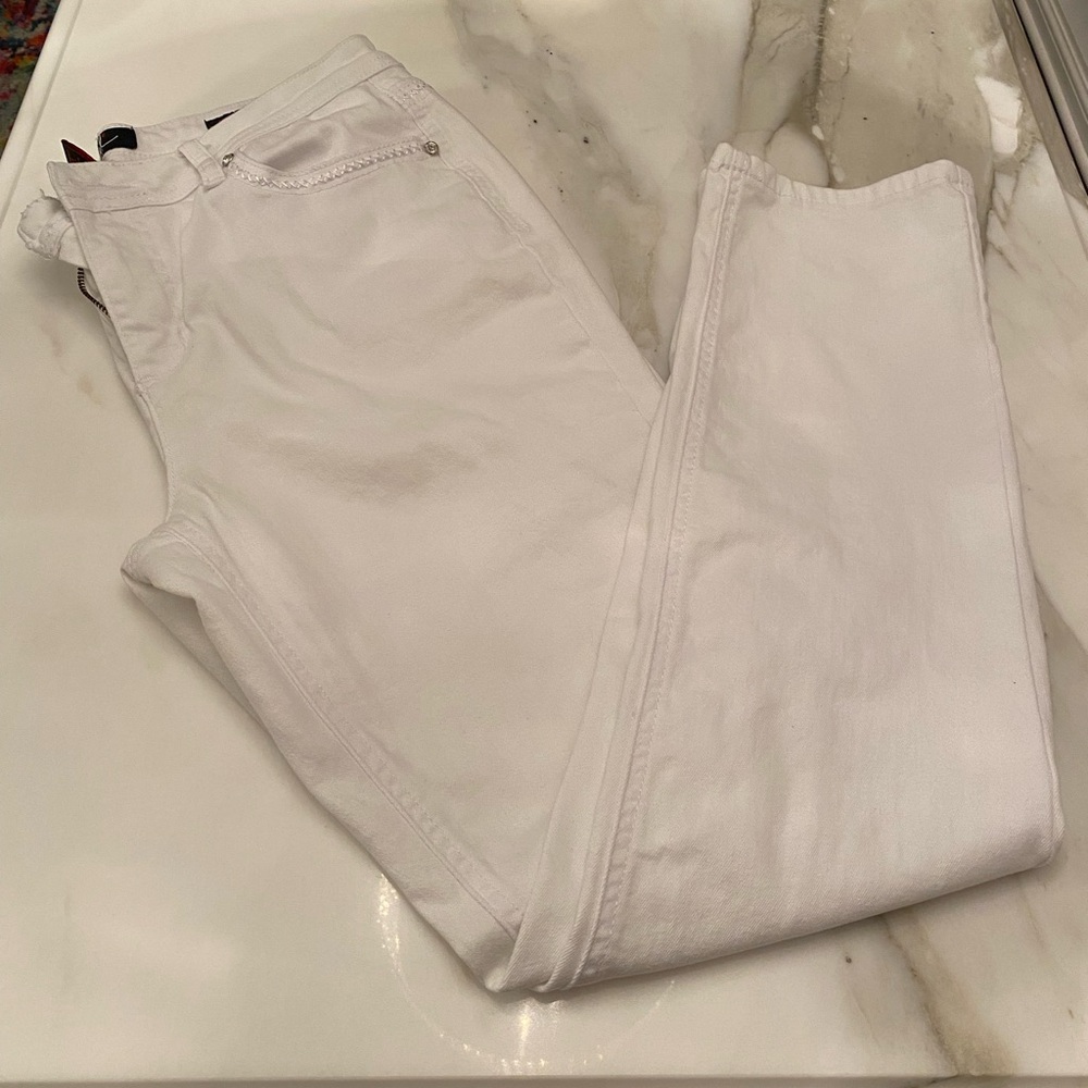 Earl Jeans Women's Skinny Jeans in White - Picture 3 of 7